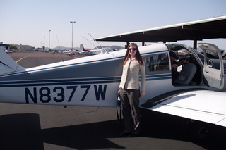 367 7g8. Sky Harbor fly-in - Julianne and N8377W