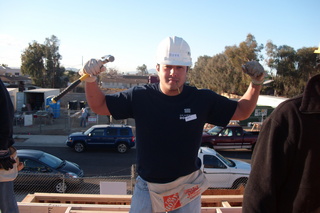 US Airways 'Do Crew' Habitat for Humanity volunteer work