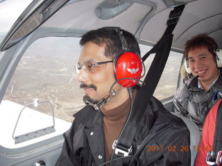 Shingo, Dijiang, and Adam flying in N8377W