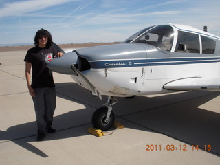 446 7hc. Mike and N8377W at Gateway Airport (IWA)