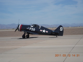 Mike in warbird at Gateway Airport (IWA) show