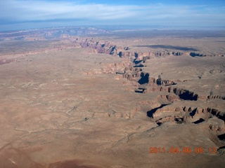 aerial - Little Colorado River canyon