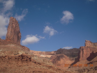 Canyonlands Lathrop hike/run - neat rock