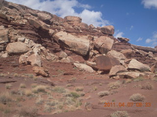 Canyonlands Lathrop hike/run - sign