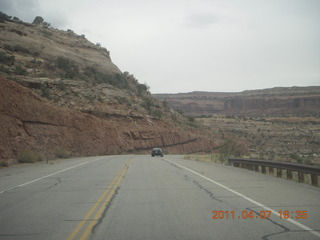 Adam after long hike/run at Canyonlands Lathrop