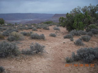 26 7j8. dirt road drive to Anticline Overlook - viewpoint