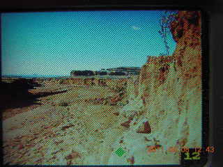 drive to Canyonlands Needles - blowing dust