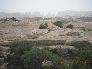 216 7j8. Canyonlands Needles Pothole Point hike