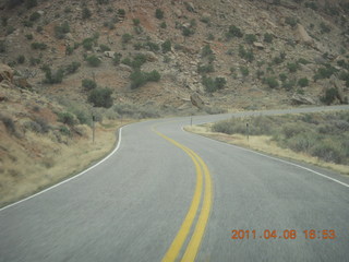 drive from Needles back to Moab