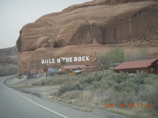 drive from Needles back to Moab - mule deer