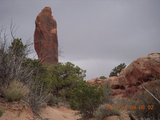 60 7j9. Arches Devil's Garden hike - Dark Angel