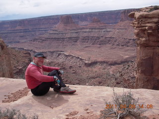 Dead Horse Point - Big Horn hike - Adam (tripod)