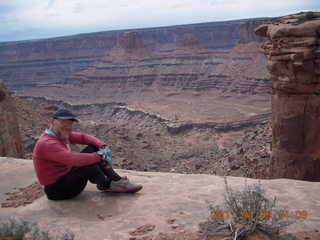 Dead Horse Point - Big Horn hike - Adam (tripod)