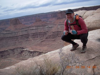 Dead Horse Point - Big Horn hike - Adam (tripod)