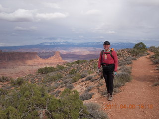 Dead Horse Point - Big Horn hike - Adam (tripod)