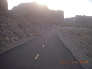 drive to CNY - bike path