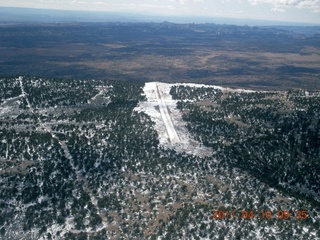 aerial - Cedar Mountain airstrip