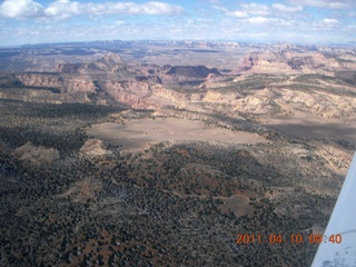 aerial - Cedar Mountain airstrip