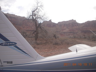 480 7ja. Mexican Mountain airstrip run - N8377W