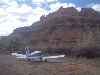 124 7ja. Mexican Mountain airstrip run - N8377W