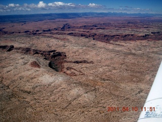 aerial - Bullfrog Basin to Kaiparowits Plateau - Lake Powell area