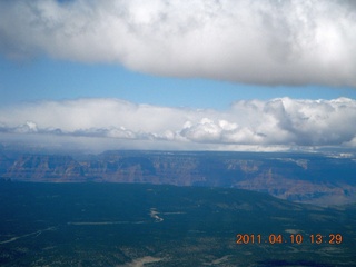 1320 7ja. aerial - Page to Flagstaff - Grand Canyon