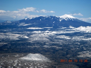 aerial - Page to Flagstaff - Humphries Peak