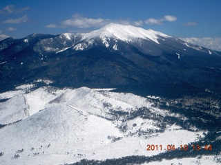 aerial - Page to Flagstaff - Humphries Peak