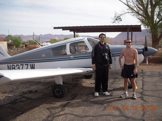 Mexican Mountain airstrip run - N8377W