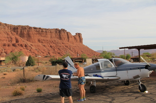 Adam and Deep taxiing N8377W