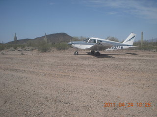 Windmill airstrip run - N8377W