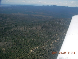 aerial - mountains near Prescott (PRC)