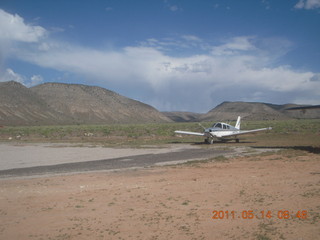 Vulture Mine airstrip and N8377W