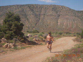 Mexican Mountain airstrip run - Adam (tripod)