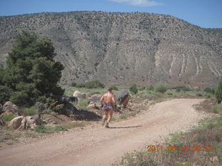 Mexican Mountain airstrip run - Adam (tripod)