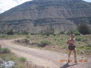 Mexican Mountain airstrip run - Adam (tripod)