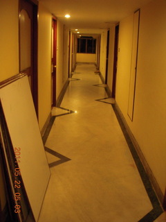 India - hotel hallway in puducherry