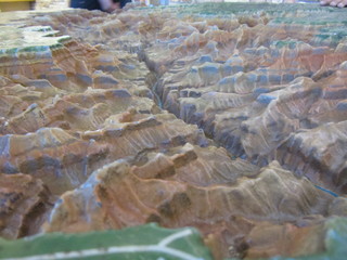 Norbert's pictures - Grand Canyon trip - model at visitor center