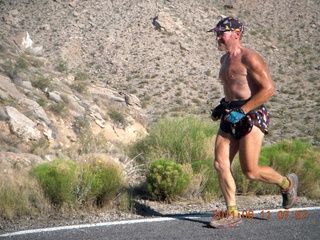 aerial - Pearce Ferry airstrip (L25) run - Adam running