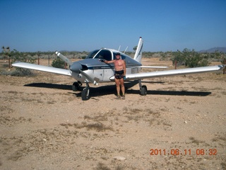 539 7lb. aerial - Pearce Ferry airstrip (L25) - Adam and N8377W