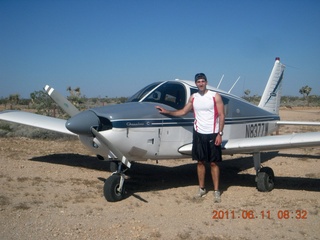 541 7lb. aerial - Pearce Ferry airstrip (L25) - Rob and N8377W