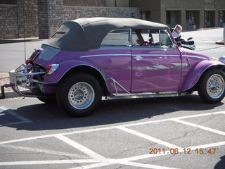 cool-looking VW bug at Fry's supermarket