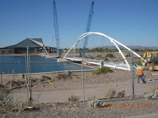 new bike path under construction