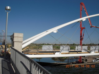 new Tempe Town Lake bridge construction