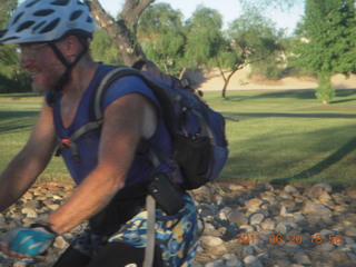 aerial - Pearce Ferry airstrip (L25) run - Adam running