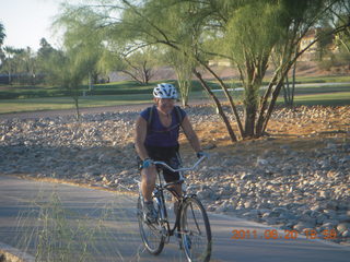 aerial - Pearce Ferry airstrip (L25) run - Adam running