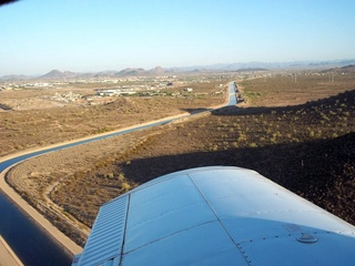 Chandler Airport (CHD) run along canal