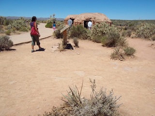 Kristina at display teepee