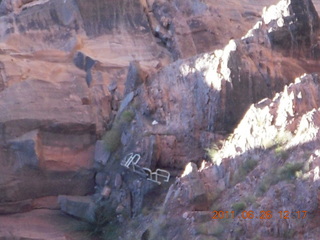 Guano Point view - something that fell partway down the cliff