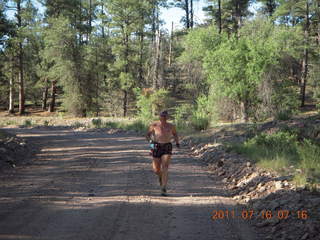 aerial - Pearce Ferry airstrip (L25) run - Adam running